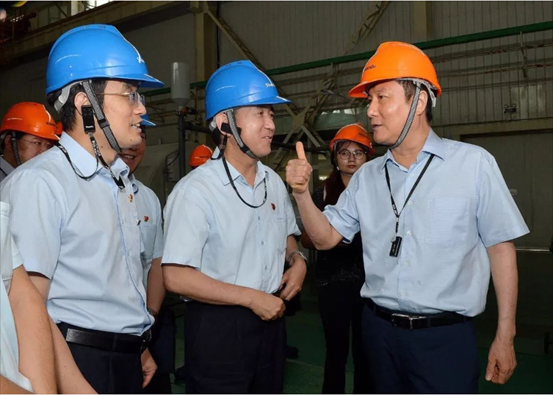 省总工会主席郭大为调研尊龙凯时，，，为企业转型生长点赞！