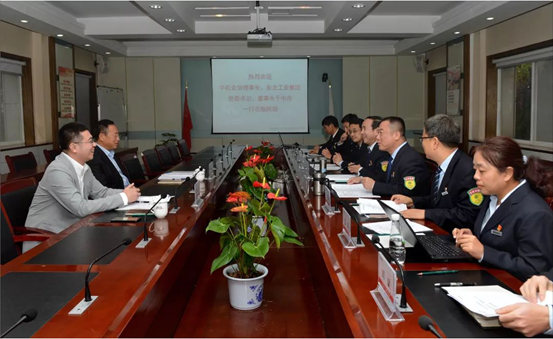 中国机械工业企业治理协会会长、东北工业集团党委书记、董事长于中赤来尊龙凯时调研交流